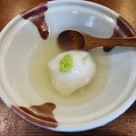 釜めし菜時記 さき亭 - コースの一品料理 春キャベツの白玉まんじゅう