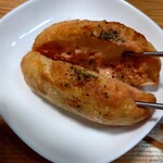 パリール - めんたいチャパタの中身はめんたいたっぷり