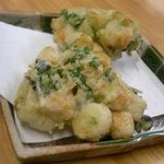 華ぶさ - 貝柱かき揚