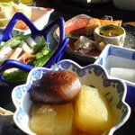 料理民宿ないとう - 朝食の一部