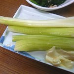 もつやき ばん - セロリ（マヨネーズ）