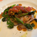 アッカプントエッフェ - 「スタジオーネ」（3,000円） メインお肉料理。一貴山豚のローズマリー風味。美味しかった～♪