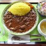 露伴亭 - スリランカカレー大盛(2014.3)