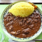 露伴亭 - スリランカカレー大盛(アップ)(2014.3)