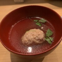焼鳥 望月 - 鶏のつみれ汁