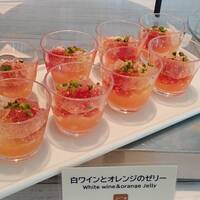 ザ・テラス - 白ワインとオレンジのゼリー