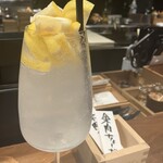 Sousaku Teppan Konamono Ushishi - どっさり生レモンサワー