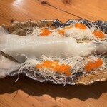 魚吟酒場 - イカの姿造り