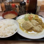 ランチハウス ミトヤ - 白身魚バター焼き定食