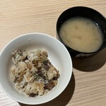 Teppanyaki Appare - ガーリックライス　お味噌汁