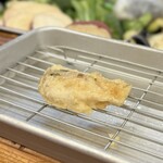 Tempura Suzuki - 季節のコース四品目はサワラ