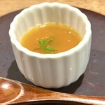 Ebi Maru Ramen - 栗かぼちゃの冷たいスープ