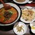 川香厨房 - 料理写真:ハーフ坦々麺＋炒飯セット♪