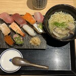 Sugitama - ラーメン寿司セット（竹）