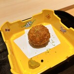 江戸焼肉 - 和牛メンチカツ