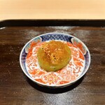 江戸焼肉 - 血但馬万葉牛シマチョウの南蛮漬け
