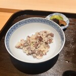 江戸焼肉 - わぎゅう飯御膳(そぼろご飯)