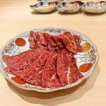 江戸焼肉 - 厳選バラ肉 ササミバラ、神谷商店 サガリ