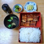 Kakumaru - 上鰻重定食のご飯大盛り