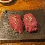 焼肉キングコング - 炙り寿司　黒毛和牛ロース