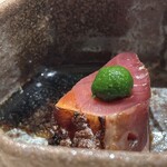 Sushi Miyakawa - ヤイトカツオ藁焼き、葱生姜