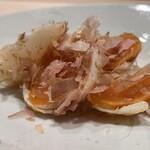 すし宮川 - 自家製焼き唐墨、月光百合根、鰹節