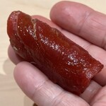 すし宮川 - 鮪赤身漬け