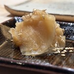 すし宮川 - 大根の漬物