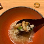 すすきの焼肉きらく - 鰻の蒲焼と牛しぐれのご飯