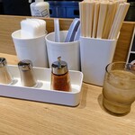 さっぽろ純連 - テーブルセット