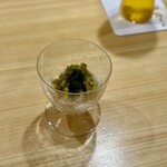 鮨　まつ本 - くずそうめん 茎わさび