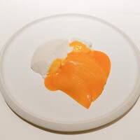 レストラン オオツ - フロマージュブランのグラニテ ババロアとマンゴー