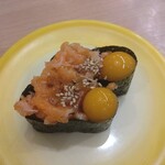 すし江戸 - サーモンユッケ