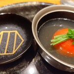 坂ノ下　田茂戸 - 椀物　とまと鴨射込