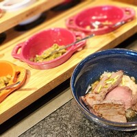 スカイグリルブッフェGOCOCU - だし汁でいただくローストビーフめし
