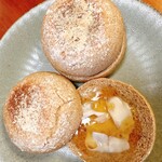 BAGEL 8744 - イングリッシュマフィン（ライ麦）　トーストしてバターとはちみつ