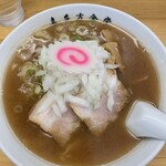 喜多方食堂 磯崎 - 料理写真:鶏油玉ねぎ入り大盛¥850:¥150