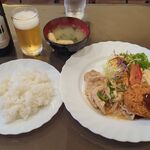 キララ - Aランチとビール