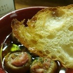 ノリノ穴 - バケットにオイルつけて。リフト(^-^)/