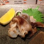 たいのたい - 生とり貝！軽く炙って^ - ^絶品でした