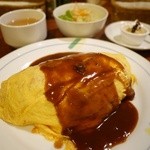 東京カフェレストラン フレスカ - ハヤシオムライス 880円。
