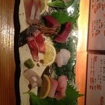 たいのたい - ホタルイカ刺身、美味しかった！