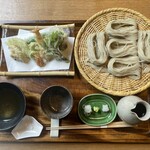 手打蕎麦 こより - 天ざるそば 2800円