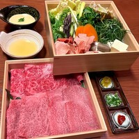 北新地しゃぶしゃぶすき焼き きらく - 