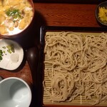 Doushin - そば米汁とそばセット(1,300円)