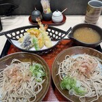 おそばだうどんだ 越前 - 天麩羅おろし蕎麦♥