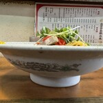 Chuukaryouri Shouryuu - 標高。お皿が深めなので、前の写真よりはいい感じに腹八分強になりました。