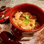 和フレンチバル村塾 屋根裏 別邸 - フォアグラ丼　ひつまぶしスタイルで♡