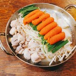 曙町 場内酒場 - 明太もつ鍋