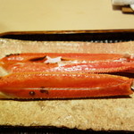 神楽坂 石かわ - 蟹　炙り